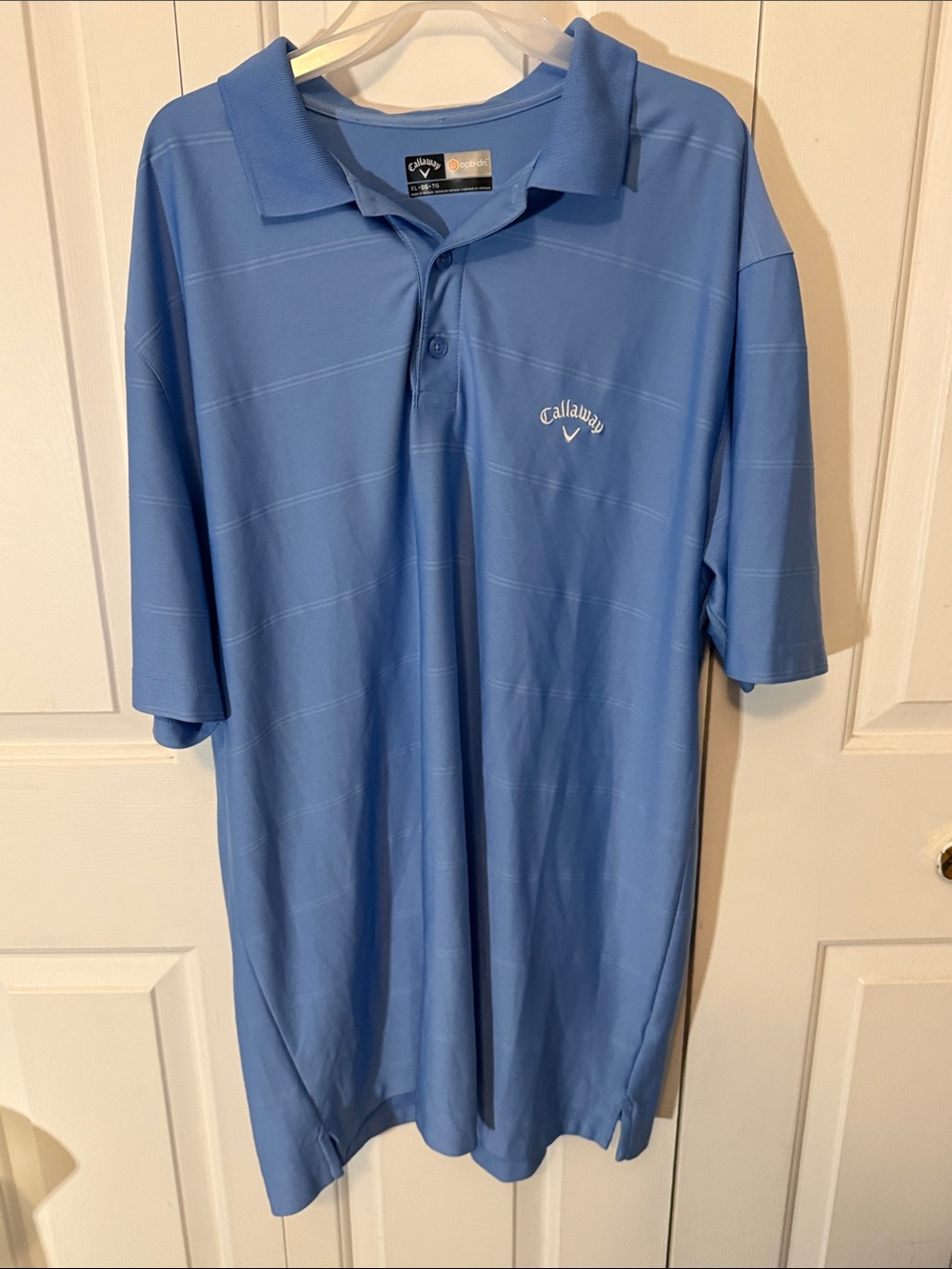 Callaway Men’s Sz XL Light Blue Golf Polo B718